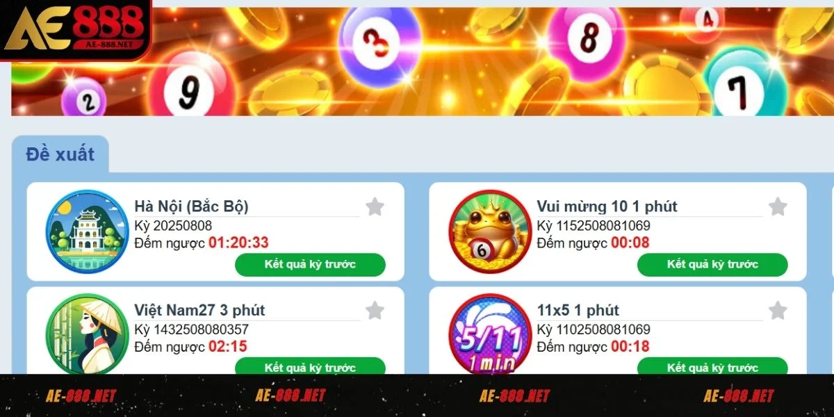 Giới thiệu xổ số AE888