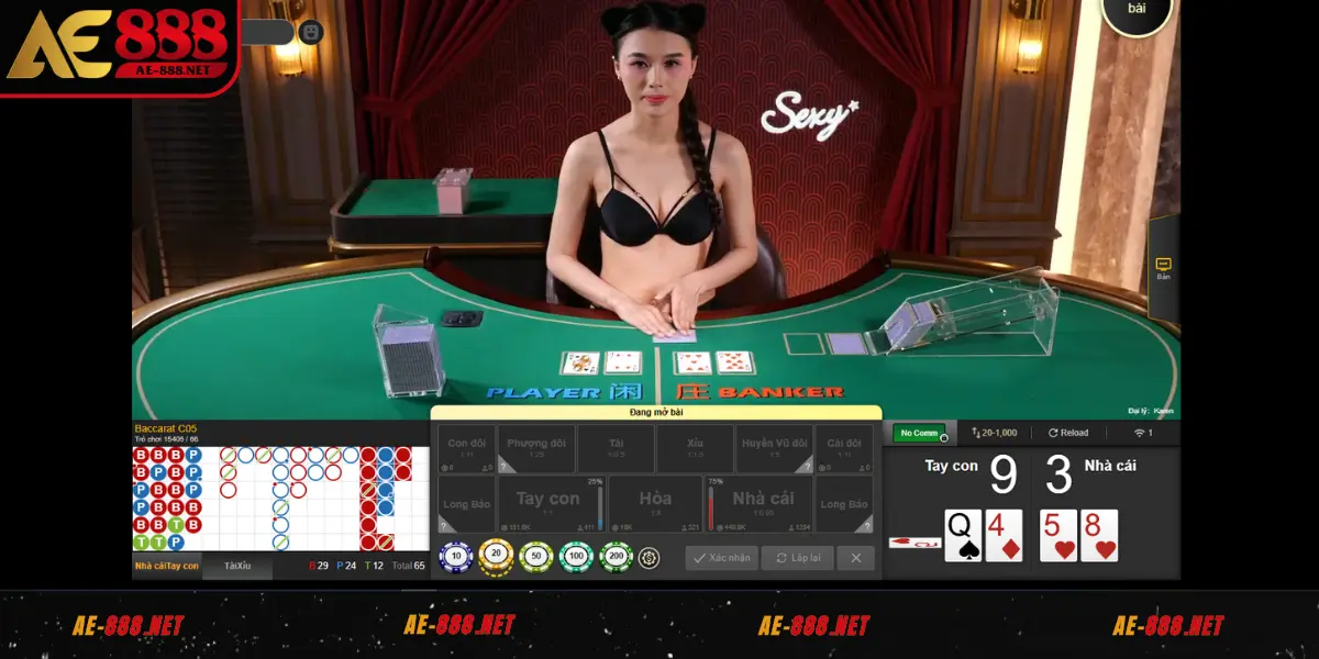 Bí quyết chơi Baccarat AE888 gia tăng tỷ lệ thắng lớn