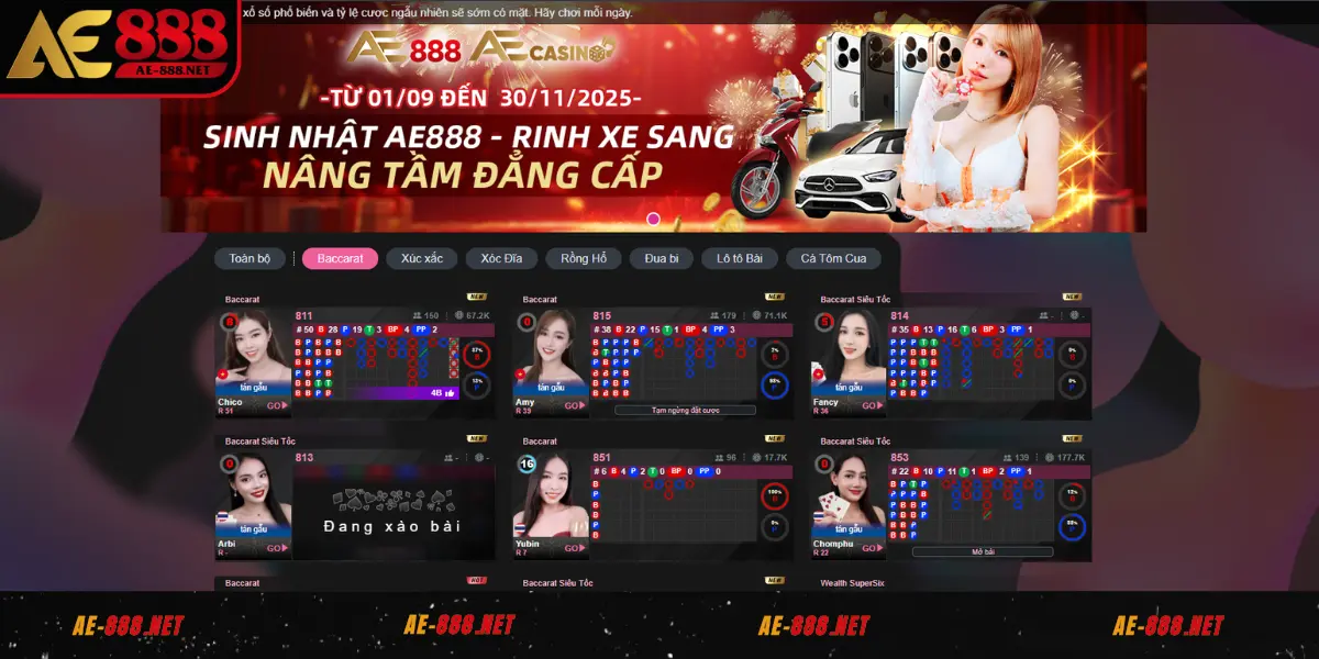 Giới thiệu đôi nét về Baccarat AE888